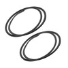 BIUDECO 2pcs Floor Protection Ring for Salon Chair Durable Rubber