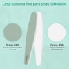 CGBE Limas Para Uñas: 12 Limas De Uñas Lavables De