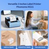 Phomemo M221 Label Printer, Barcode Printer, Bluetooth Labelling Device, Label