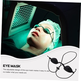 100piezas Máscara De Ojos Para Protección y Sombreado Pack Para Tratamientos De Belleza y Cuidado Facial Diseño Ergonómico y Material Seguro Color Negro