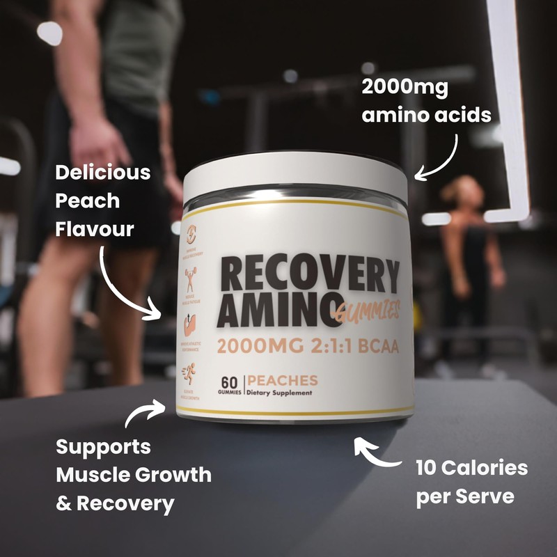 BCAA Gummies for Muscle Recovery & Muscle Endurance – Branched-Chain