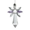 Crystals lucky crystal angel, Crystal, Amethyst-hell, 19,4 x 3,5 x