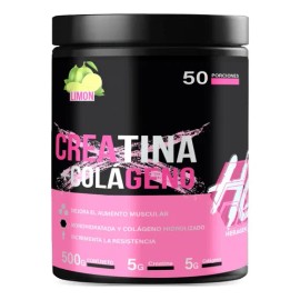 Creatina + Colágeno Suplemento Monohidratada Heragen 500g