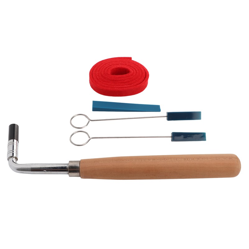 6Pcs Professional Piano Tuner Kit Exquisite Workmanship Complete Tools Easily