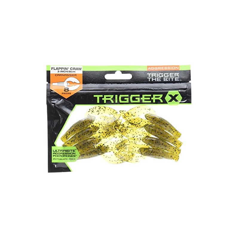Trigger X FC3 Custom Baits Flappin Craw, GPPK