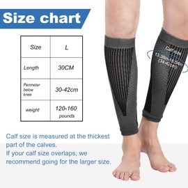 TICKLELY 1 Paar Kompressionsstrümpfe Herren Damen –Wadenbandage Muskelfaserriss, Fußlose Waden Kompressionsstrümpfe zur Abhilfe bei Schienbeinkantensyndrom und Krämpfen, Sport
