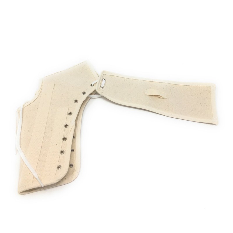 OTC Ankle Splint, Canvas Lace-Up, Rigid Metal Stays