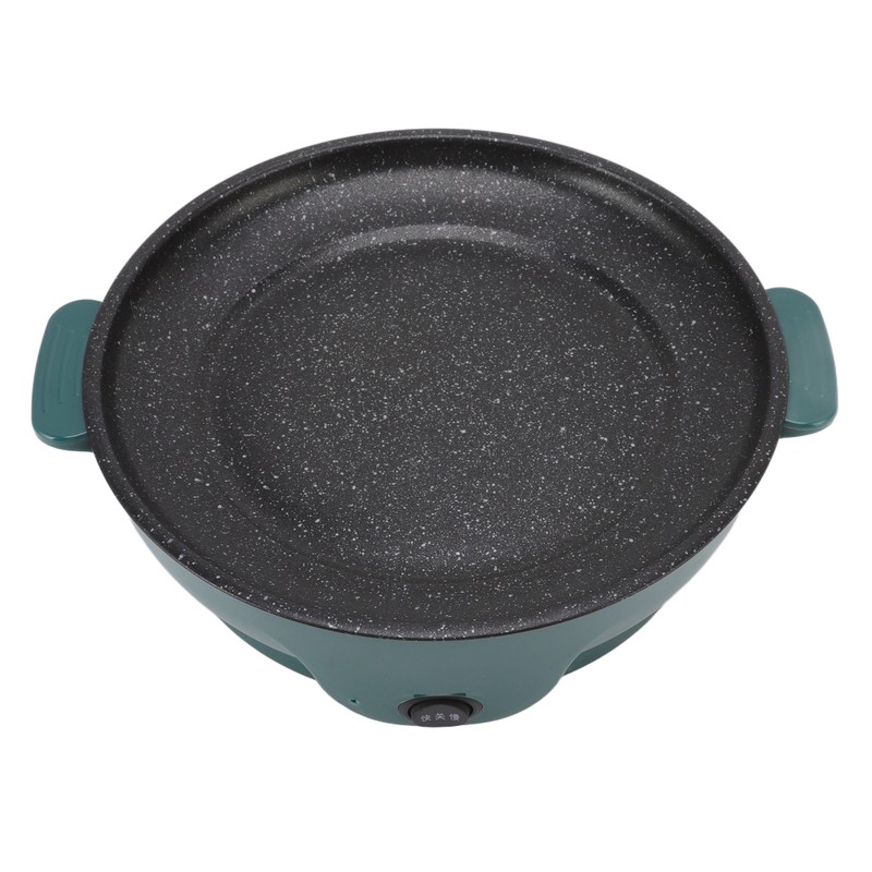 Electric Grill Pot 22cm Large Caliber Nonstick Multifunctional Electric Grill