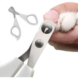 Cozioz Precision Circular Hole Cat Nail Clippers and Trimmers - Expert Grooming Tool for Hyperactive Cats - Avoid Over-Cutting, Ideal for Cat Kittens (2mm)
