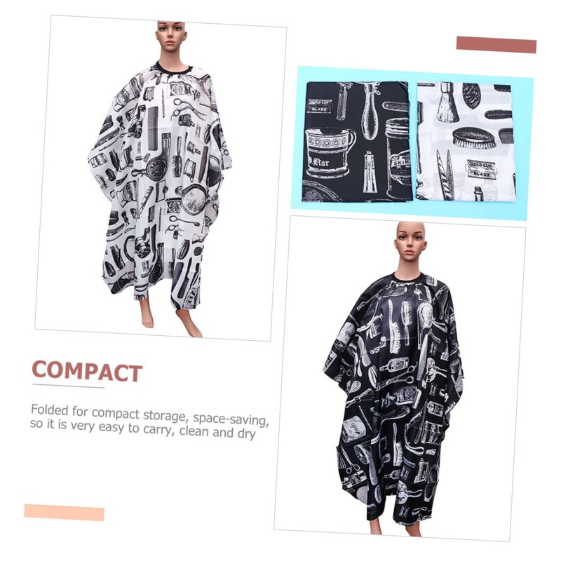 Ipetboom Haircut Cape Set Salon Barber Cape Reusable Lightweight Hair