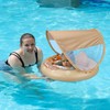 Swimbobo Inflatable Baby Swimming Float with Safe Seat and Canopy