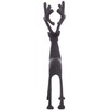 Brandsseller Decorative Figurine 24 cm Reindeer Deer Metal Sculpture Decoration