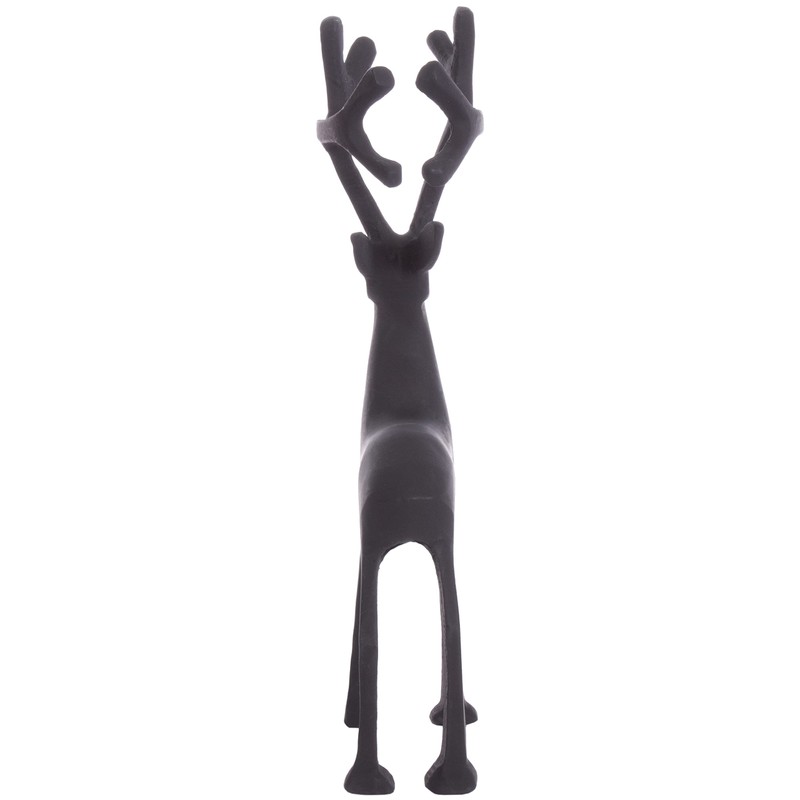 Brandsseller Decorative Figurine 24 cm Reindeer Deer Metal Sculpture Decoration