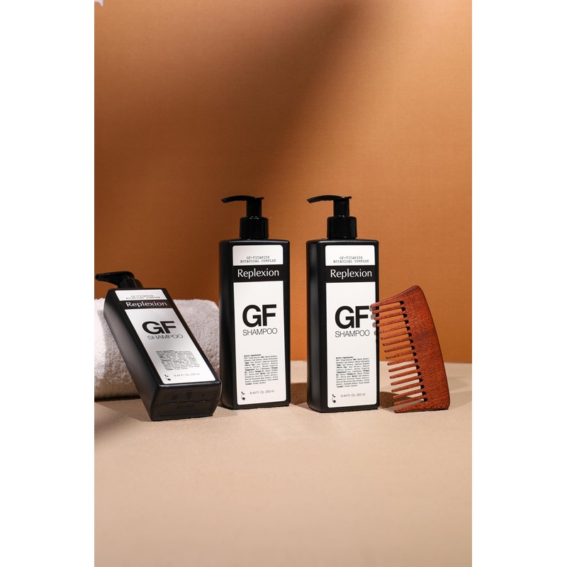 Replexion Hair Growth Shampoo (3x250ml) – Revitalizes Scalp, Strengthens Roots,