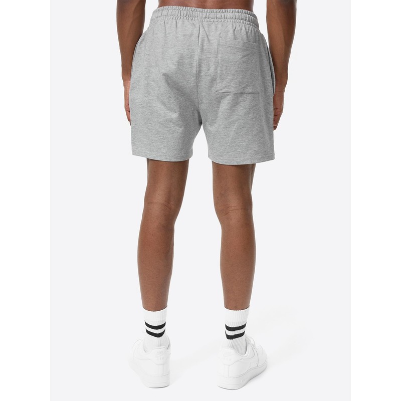 Lonsdale ARDCHARNICH Men's Shorts Regular Fit, Marl Grey/Black, XXL