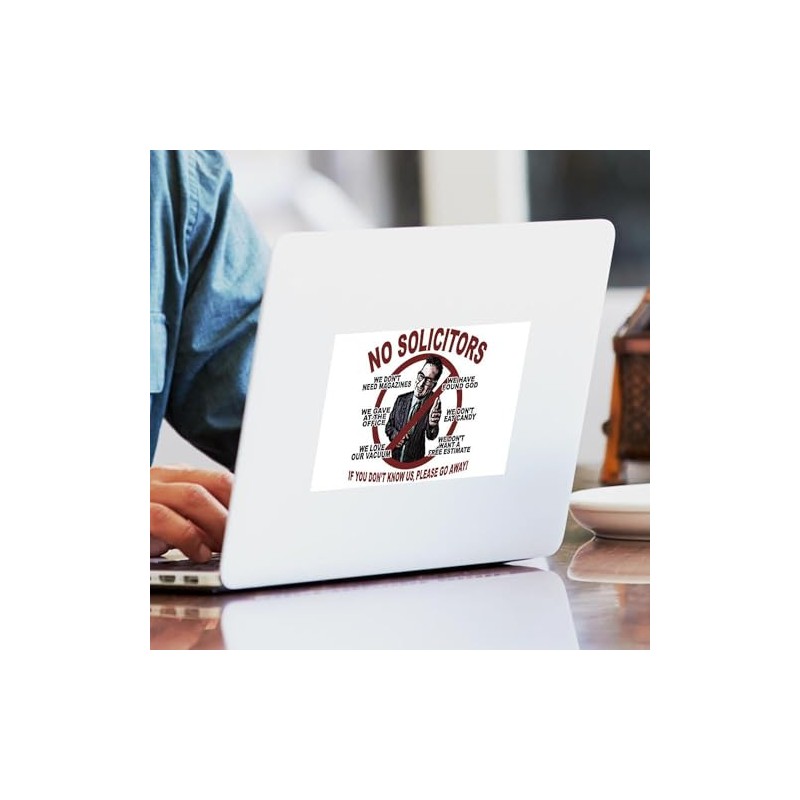 CafePress Go Away Sign for Anyone and Everyone Sticker Rectangle