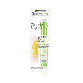Garnier Skin Renew Anti-Puff Eye Roller, 0.50 Fluid Ounce Paquete de 3