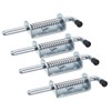 sourcing map Barrel Bolt Latch, 4Pcs 10x145mm - Carbon Steel