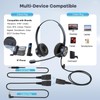 Auricular para teléfono con micrófono con cancelación de ruido compatible