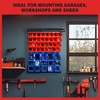 47-Bin Garage Organization Rack (15 Large, 32 Small) - Tabletop