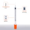 Herramienta desechable de 1 ml/cc, 30 g de 1/2 pulgada,