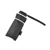 Francfranc Flanc Blackout Compact Piping Folding Umbrella, 18.5 inches (47