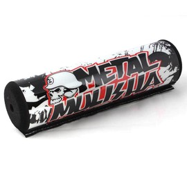 Short Deluxe Design Professional Crossbar Handlebar Protector Pads for 7.9" (Metal Mulisha)