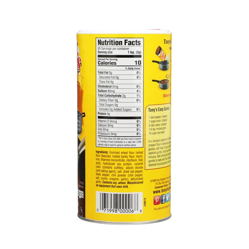 Tony Chachere Instant Gravy Mix, Creole, Roux, 3 Count