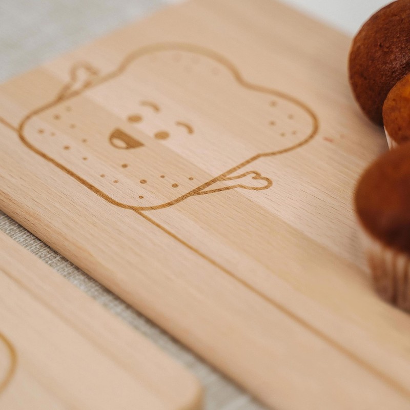 LAUBLUST Breakfast Board Set of 2 Avocado and Toast –