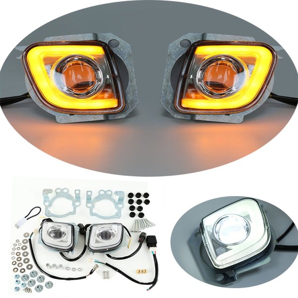 LED Rectangular Fog Light Kit For Honda Goldwing GL1800 F6B
