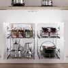2 Tier Pull Out Cabinet Organizer 11" W X 22"