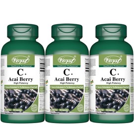 Anti-aging diet, eye health, energy booster, 3 acai berries with vitamin C, 9-month supply, 90 tablets, 3 pieces / 노화방지 다이어트 눈건강 에너지 부스터 비타민 C 포함된 아사이 베리 3개9개월분 캐나다내수용, 90정, 3개
