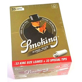 Cartine lunghe + filtri in carta - Smoking Gold king size (box 24pz)
