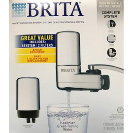 Brita Faucet Mount Filteration System Includes One System 2 Filters