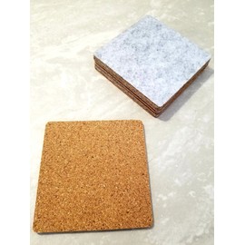 Unbranded Coasters Set,Cup Coasters, Set Of 6 And Metal Holder,Non Slip