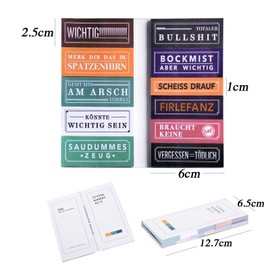 Pack of 550 Sticky Notes Funny Sheet Sticky Notes Colourful for Students as Office Gadgets for Marking and Gift Idea (Colourful A)