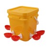 Automatic Chicken Waterer Cup with 12L Handheld Barrel Poultry Drinking