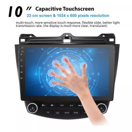 For Honda Accord 2003-2007 Apple CarPlay Android 13 Car Stereo Radio GPS FM RDS