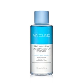 Max Clinic Pro Hyaluronic Eye & Lip Makeup Remover 160ml / 맥스클리닉 프로 히알루론 아이앤립 메이크업 리무버160ml