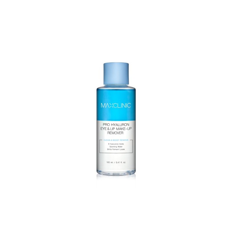 Max Clinic Pro Hyaluronic Eye & Lip Makeup Remover 160ml