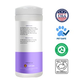 Tidy Mat Yoga Cleaner Wipes – White Lavender Scent, 30 Count