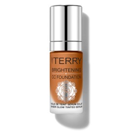 By Terry Brightening CC Foundation, Hydrating Serum Foundation, Ultra-Sheer Finish, Vegan & Cruelty-Free, 7W, Medium Deep Warm