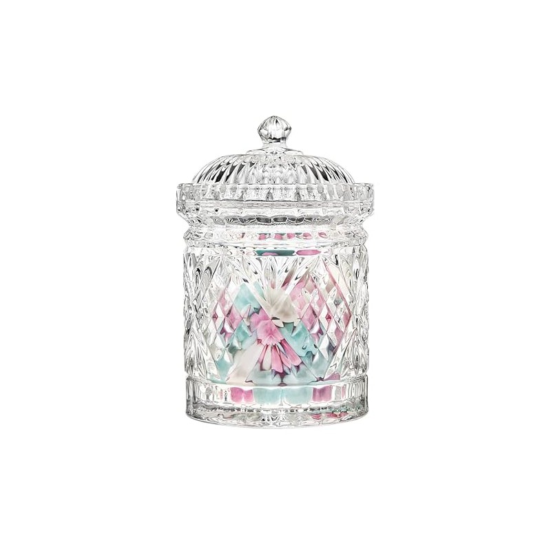 Godinger Canister Set, Crystal Glass Canisters Food Storage Candy Jars