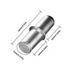 YMWALK 5mm Shelf Supports, Metal Cabinet Wardrobe Shelf Support Pegs,