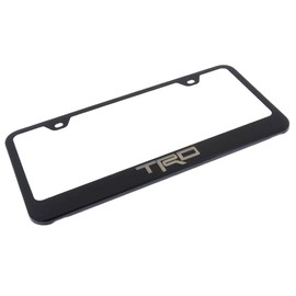 Toyota TRD Black Stainless Steel License Plate Frame