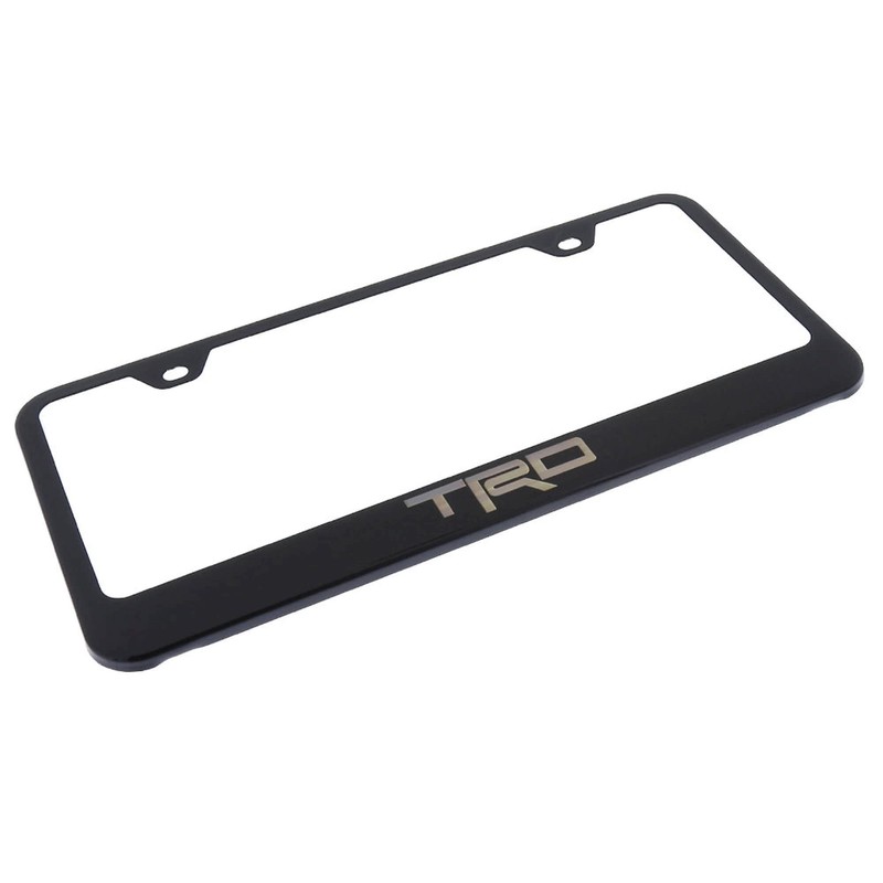Toyota TRD Black Stainless Steel License Plate Frame