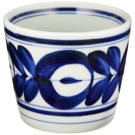 Hasami ware Potato 猪口 Around Flowers