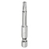 sourcing map T25 Security Torx Bit 1/4" Hex Shank 2"