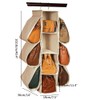 Hanging Purse Handbag Organizer Wardrobe Closet Dust Proof Shelf Rack