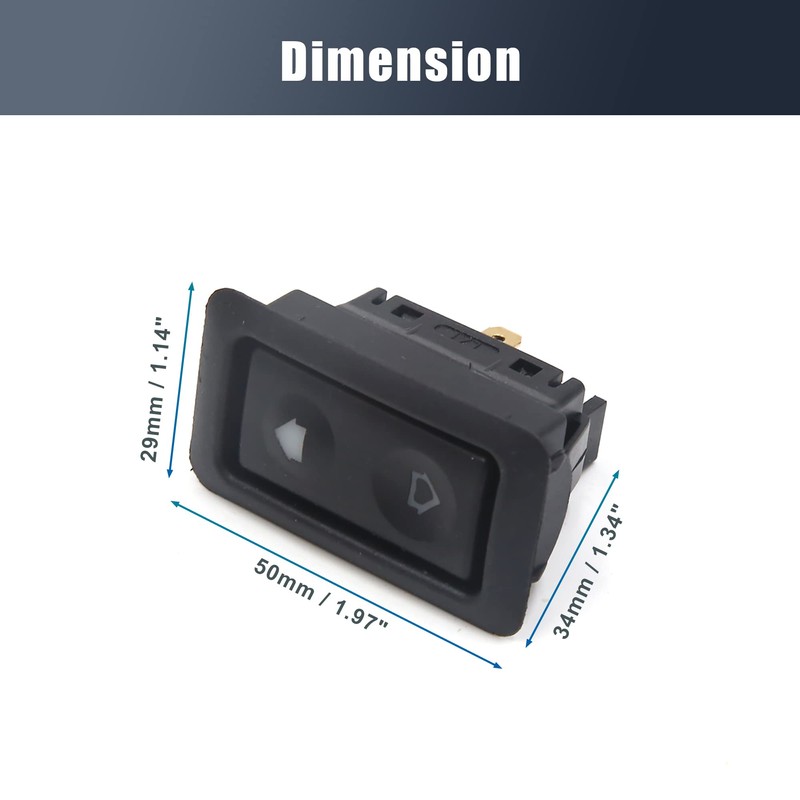 sourcingmap 6 Pin Left Right Door Window Power Electric Control